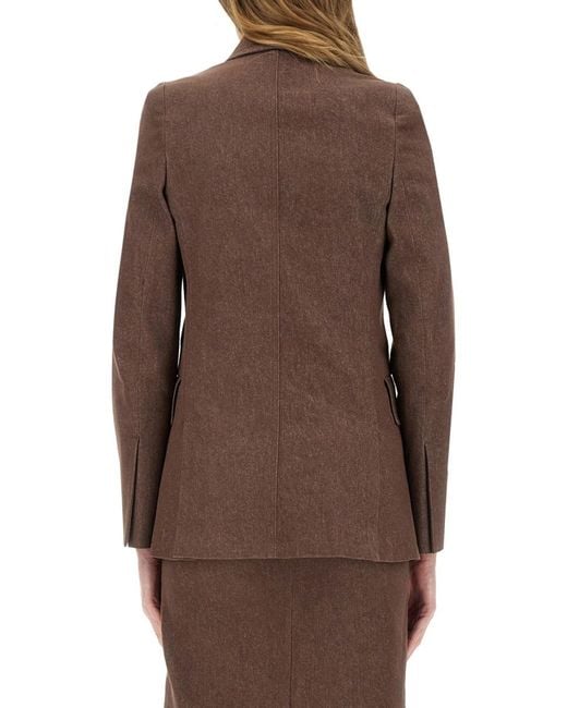 Max Mara Brown Jacket Ambush Cotton