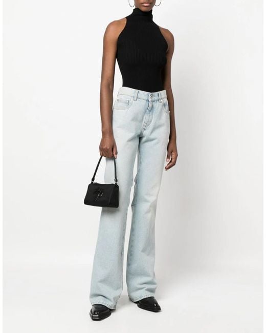 Palm Angels Black Big Palm Mini Shoulder Bag