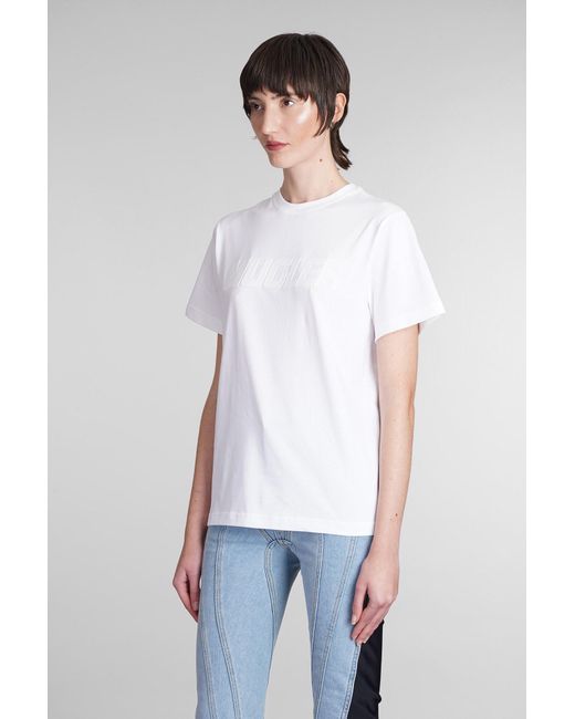 Mugler White T-Shirt