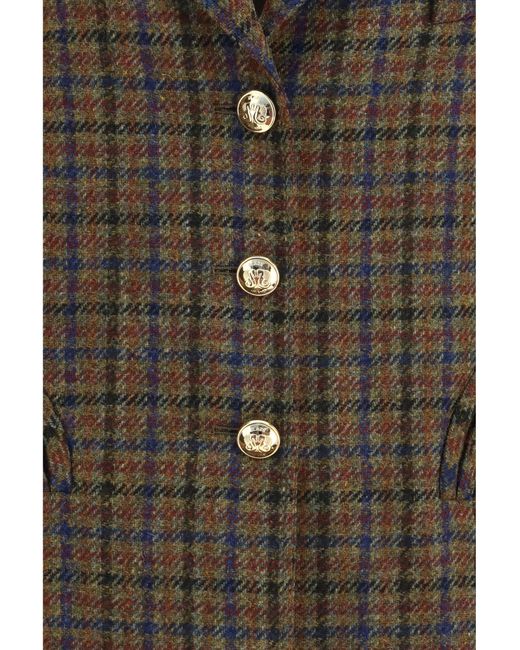 Blazé Milano Black Blazer Shelley- Tweed Merino Wool (Ovis Aries) Blazers