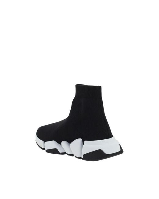 Balenciaga Black Polyester Athletic Sneakers