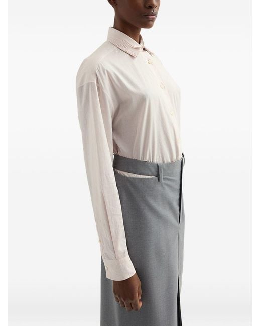 Jil Sander Gray Shirts Cotton