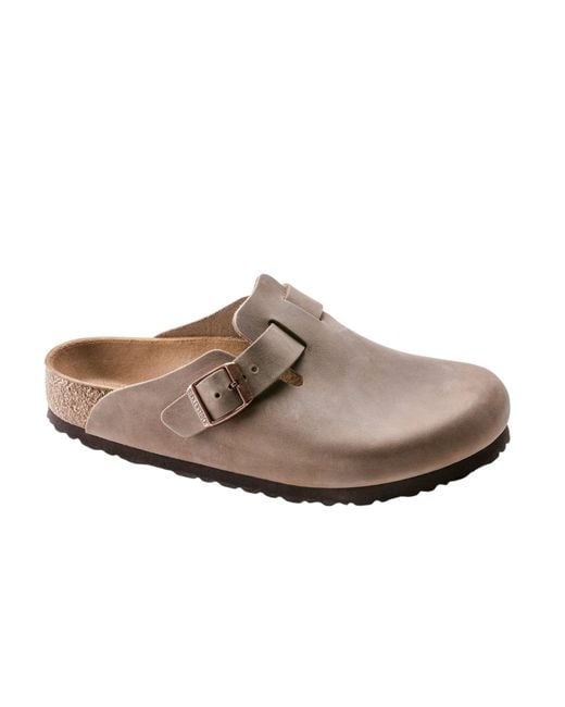Birkenstock Brown Boston Calf Leather for men