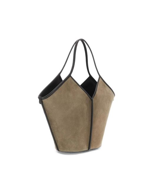 Hereu Gray Neutrals Shoulder Bags