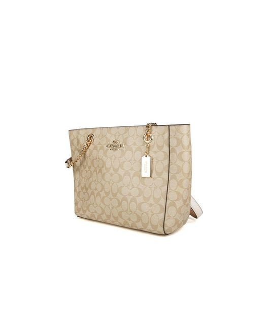 COACH Brown Tote Bag Smooth Leather Tote-Bags