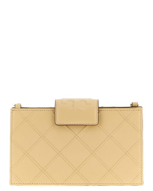 Tory Burch Natural 'Fleming' Wallet
