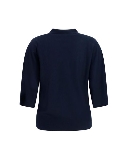 Lisa Yang Blue Norie Sweater Kashmir/Capra Hircus