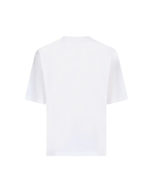 Marni White Printed T-Shirt for men