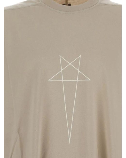 Rick Owens Natural Tommy Tee for men