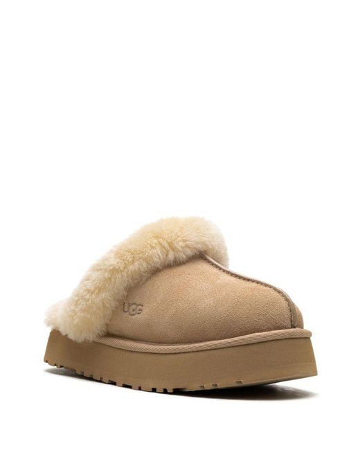 Ugg Natural Flat Shoes Suede Upper