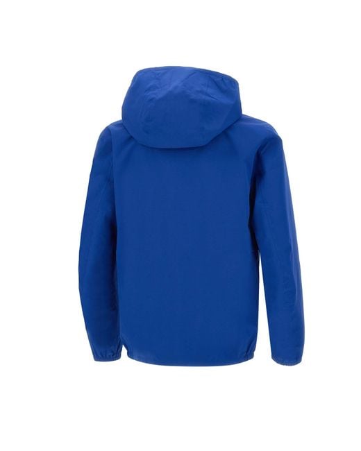 Woolrich Pacific Electric Blue Hooded Jacket for men