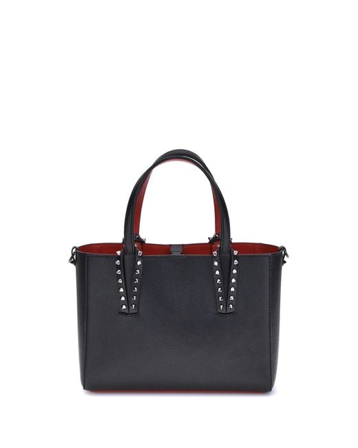 Christian Louboutin Black Cabata E/W Mini Leather Tote