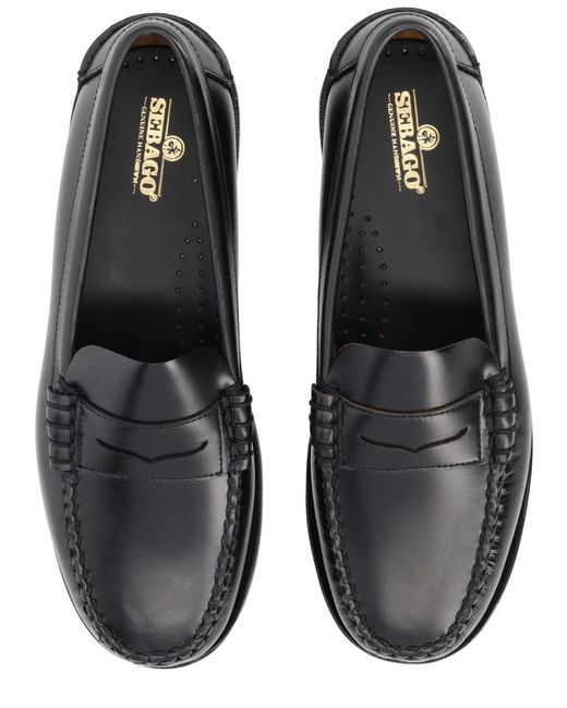 Sebago Black Loafers Classic Dan Leather