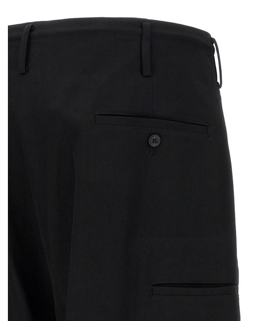 Yohji Yamamoto Black New Standard Wallet' Pants for men