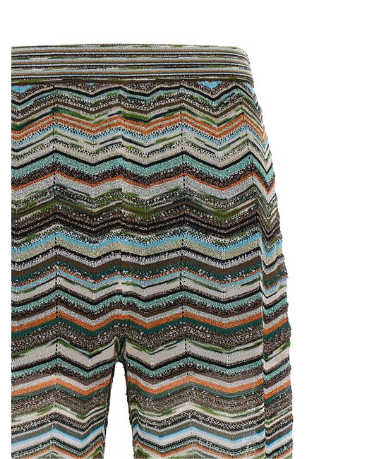 Missoni Gray Viscose Flared Pants