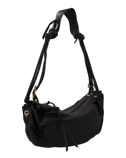 Isabel Marant Black Shoulder Bag Maia Lamb Leather