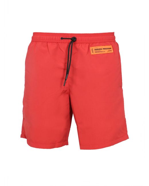 Heron Preston Red Costume With Logo for men
