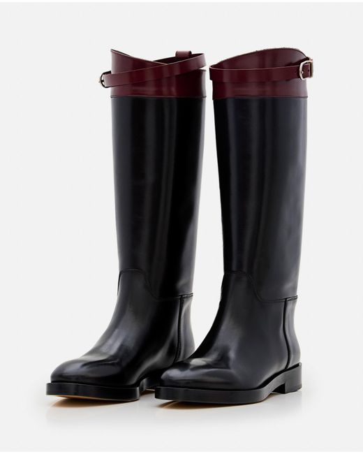 DURAZZI MILANO Black Riding Boots