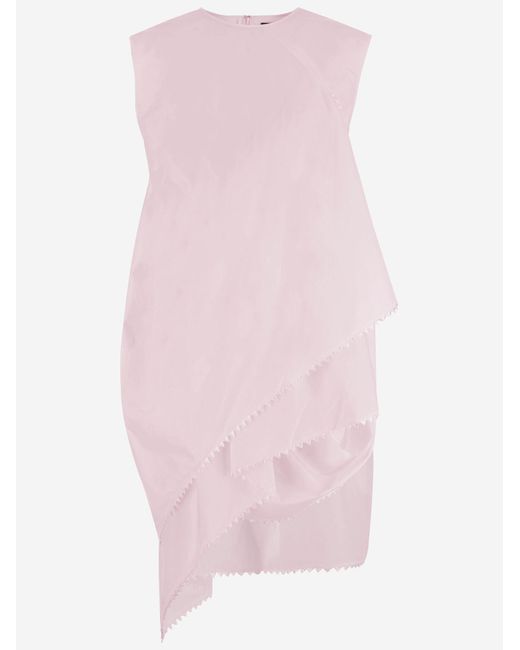 Jacquemus Pink Dress Cotton