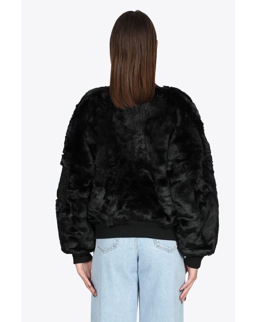 alpha industries fur jacket