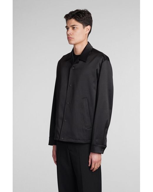 Neil Barrett Shirt In Black Polyester for men