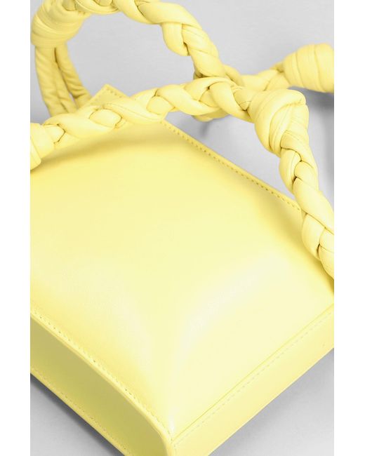 Jil Sander Yellow Tangle Sm Shoulder Bag