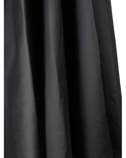 Patou Black Volume Maxi Skirt
