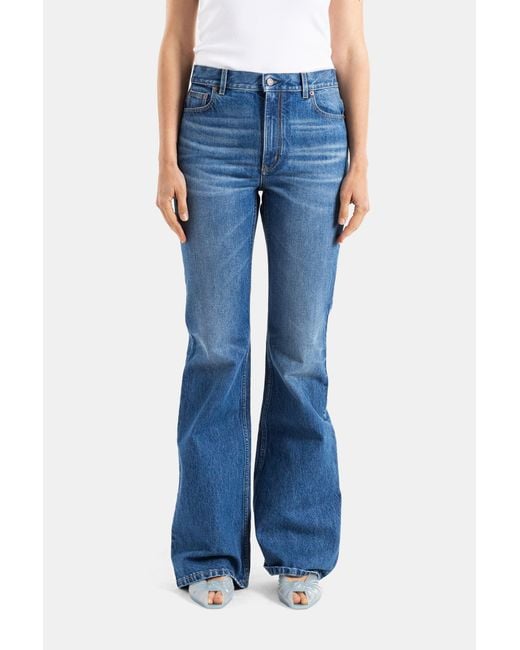 Chloé Blue Denim Flare Jeans