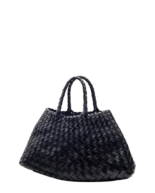Dragon Diffusion Blue Handbag Santa Croce Leather Handbags