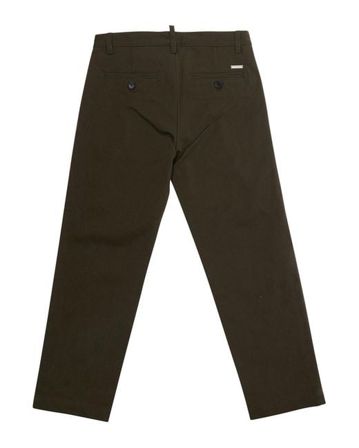DSquared² Gray Cotton Trousers for men