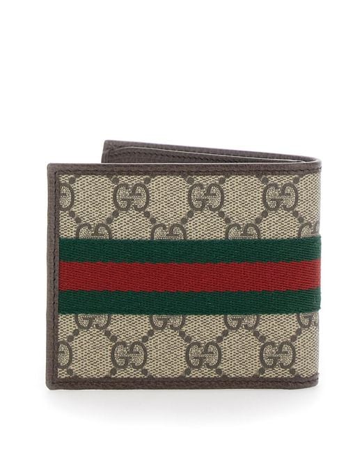 Gucci Gray Wallet Ophidia Leather for men