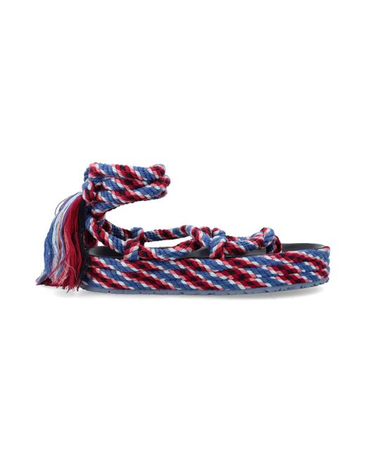 Isabel Marant Blue Erol Rope Sandals