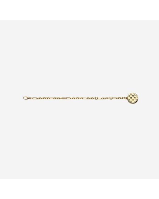 Gucci White Chain Bracelet Brass