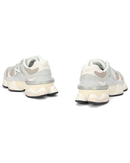 New Balance White Sneakers 9060 Suede Inserts Lone Star