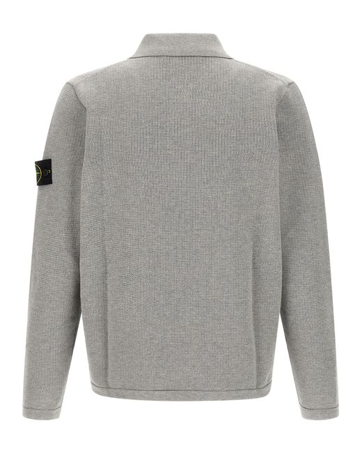 Stone Island Gray '5100024' Polo Shirt for men
