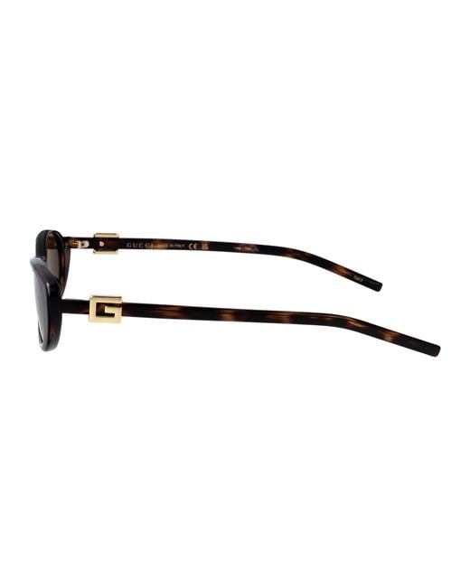 Gucci Brown Sunglasses Gg1680S Injected