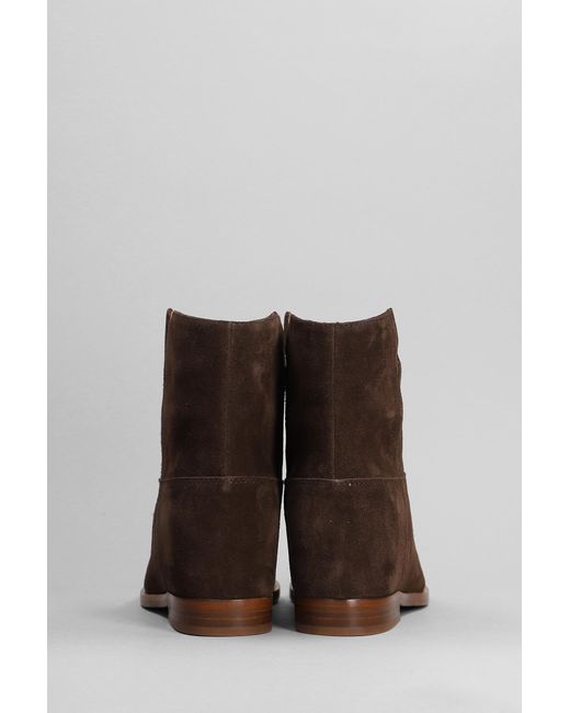Via Roma 15 Brown Ankle Boots Inside Wedge
