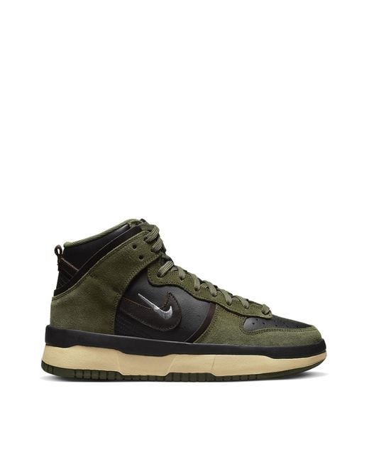 Nike Green Dunk High Up Rebel Sneakers Shoes