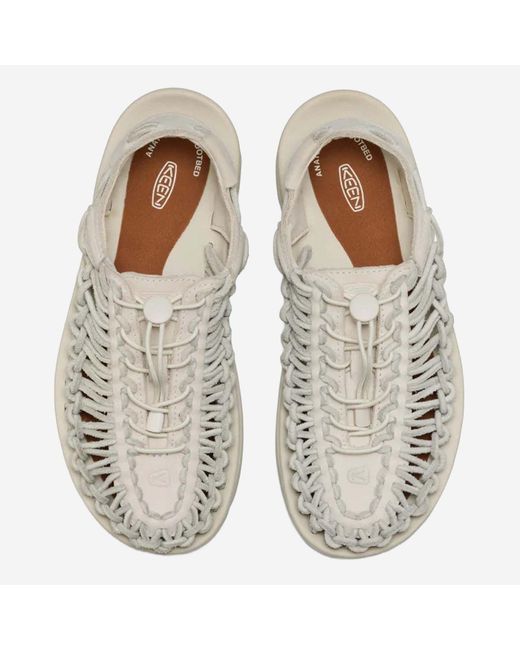 Keen White Leather Sandals Uneek