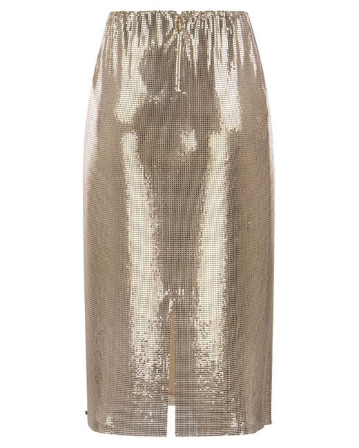 Sportmax Natural Cariddi - Brass Longuette Skirt