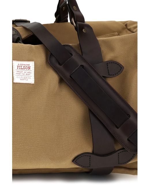Filson Natural Medium Rugged Twill Travel Bag Cotton Shoulder for men