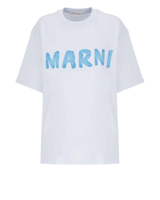 Marni White T-Shirts And Polos Light