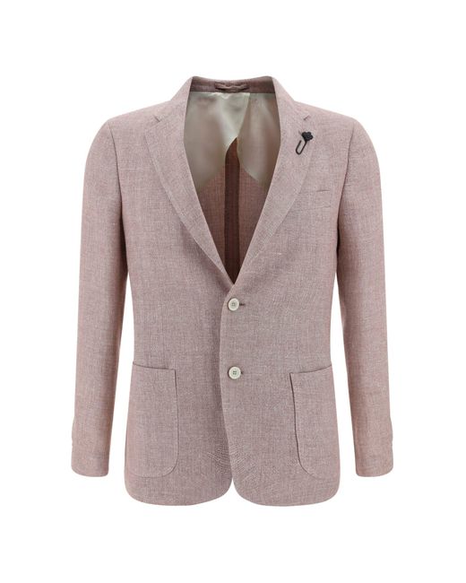 Lardini Gray Blazer Jacket for men