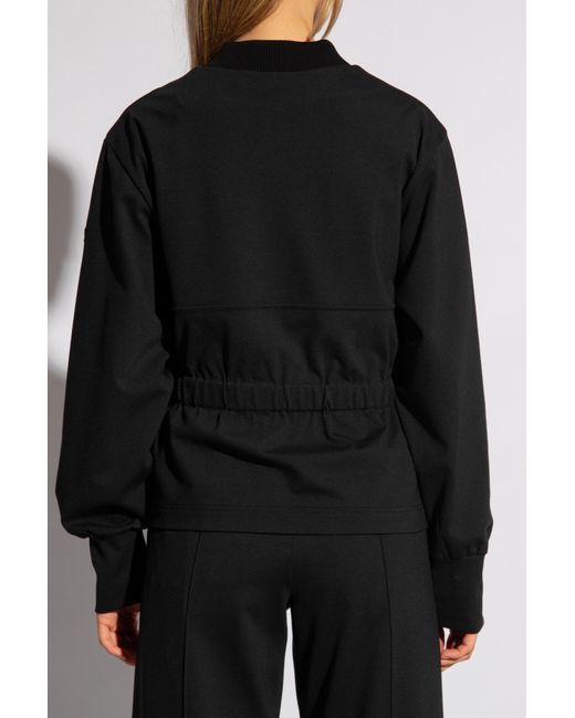 Moncler Black Zip-Up Sweatshirt