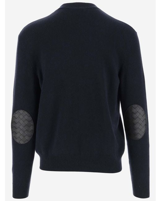 Bottega Veneta Blue Cashmere Sweater for men