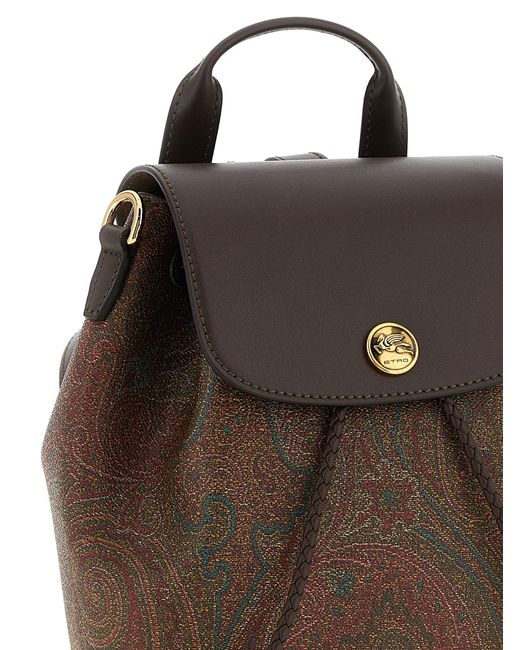 Etro Brown Essential' Small Backpack