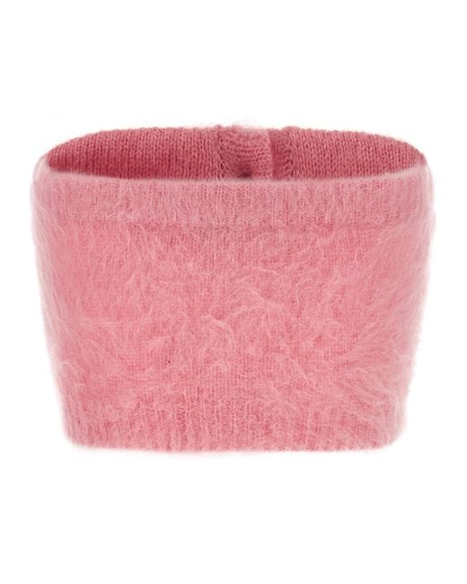 Alessandra Rich Pink Other Fibres Shirt