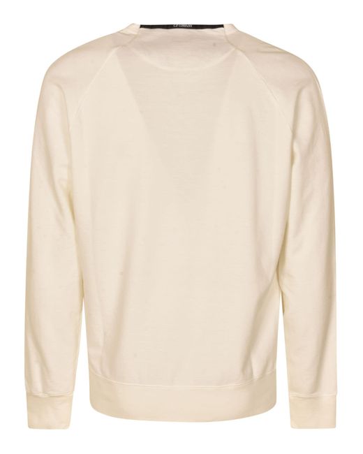 C P Company Natural Light Fleece Sweatshirt for men