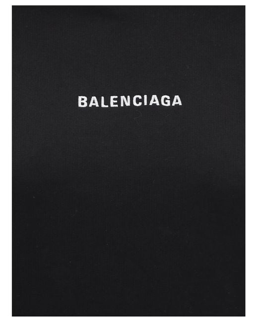 Balenciaga Black Sweatshirt With Logo