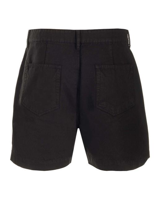 Rick Owens Black Geth Cut-offs Shorts for men